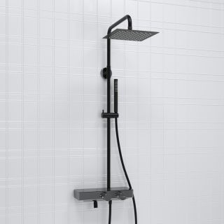 Душевой комплект WasserKRAFT A114.255.217.CB Thermo черный